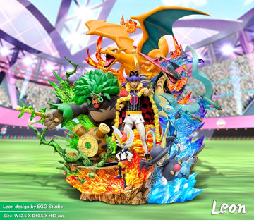 Pokemon EGG Studio Champion Leon Resin Statue [PRE-ORDER]