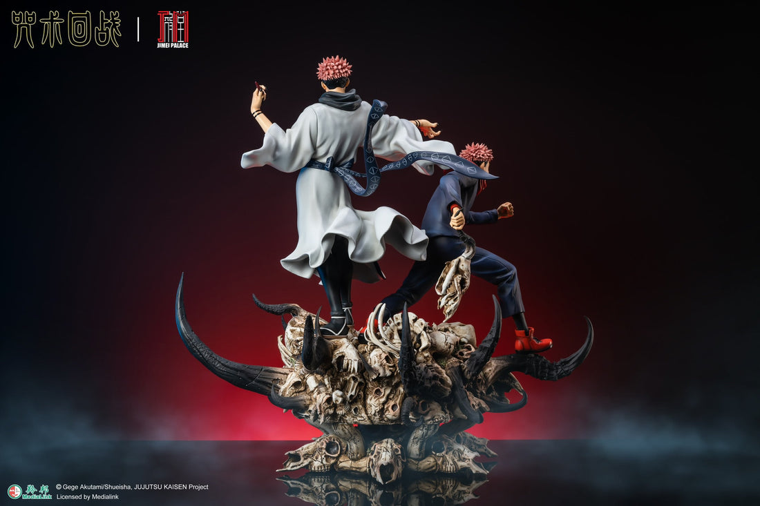 Jujutsu Kaisen Jimei Palace Itadori Yuji VS Ryomen Sukuna Licensed Resin Statue