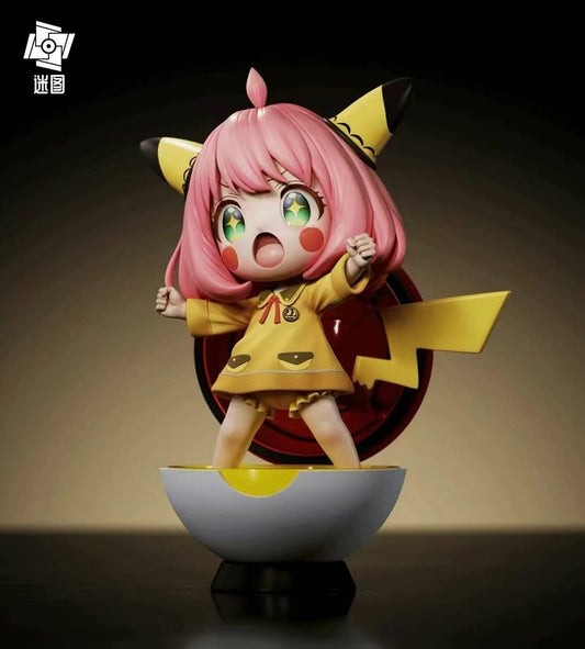 Spy x Family Mi Tu Studio Anya Forger COS Pikachu Resin Statue [PRE-ORDER]