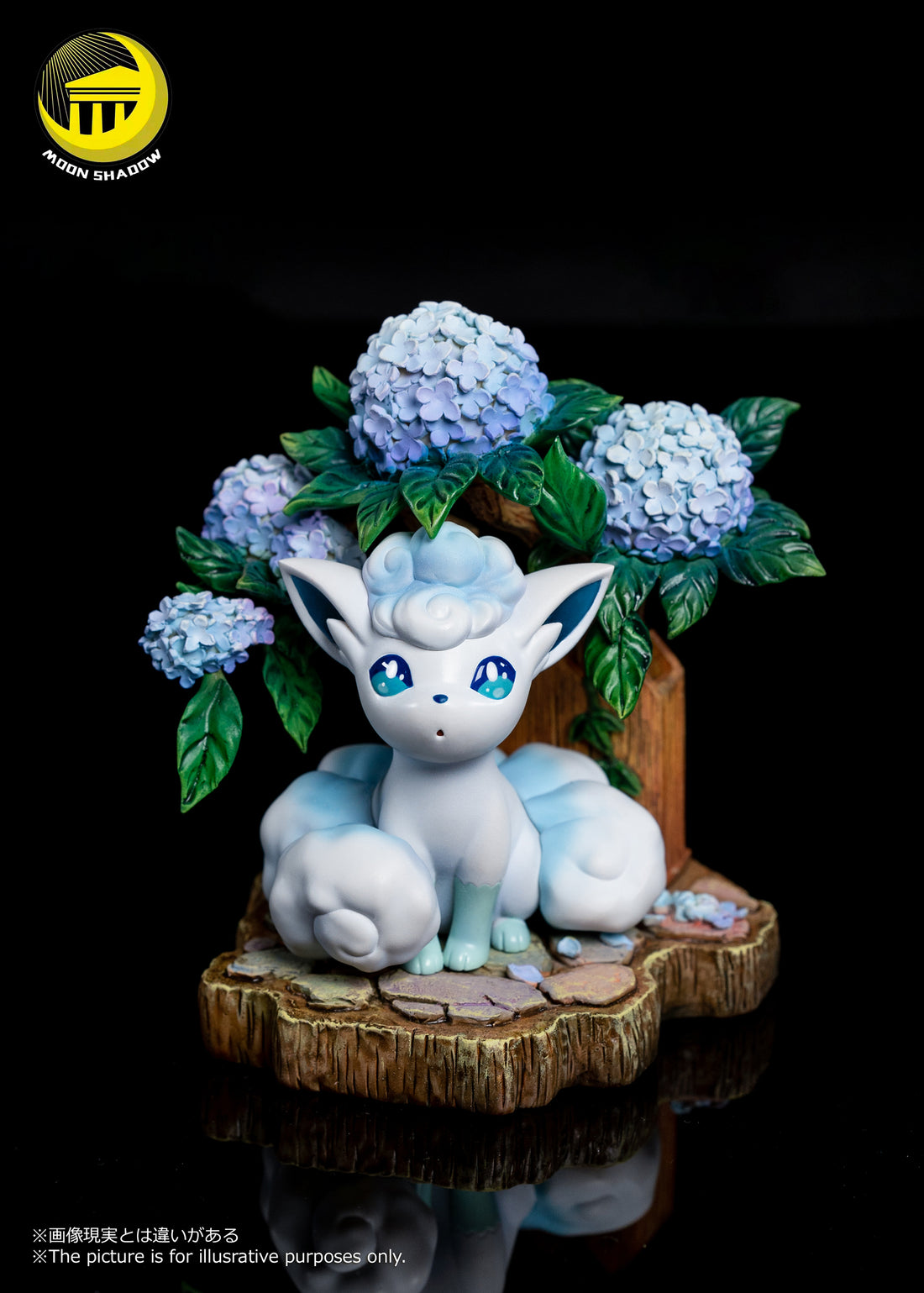 Pokémon Moon Shadow Studio Ice Vulpix Resin Statue