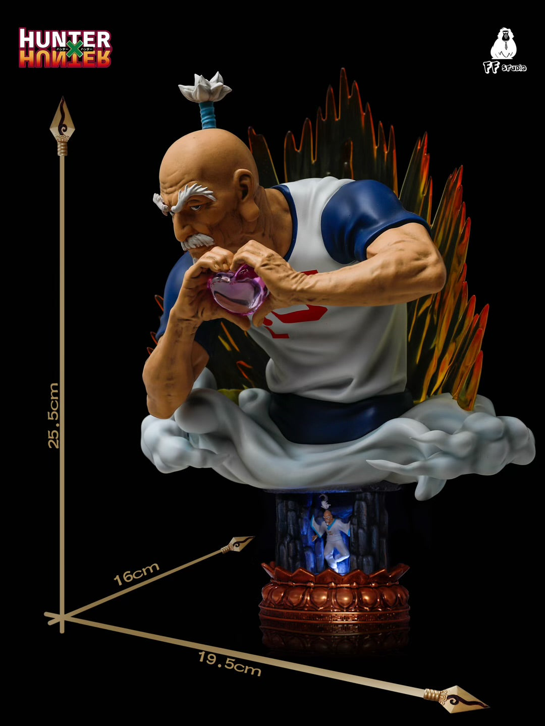 Hunter x Hunter FF Studio Netero Bust Resin Statue