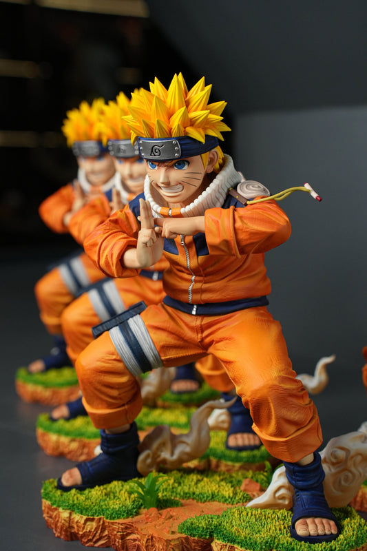 Naruto Pickstar Studio Naruto Multiple Shadow Clone Technique Licensed Resin Statue - Preorder