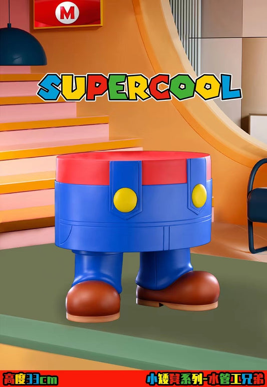 Mario Bros Supercool Studio Super Mario x Luigi Chair Resin Statue [PRE-ORDER]
