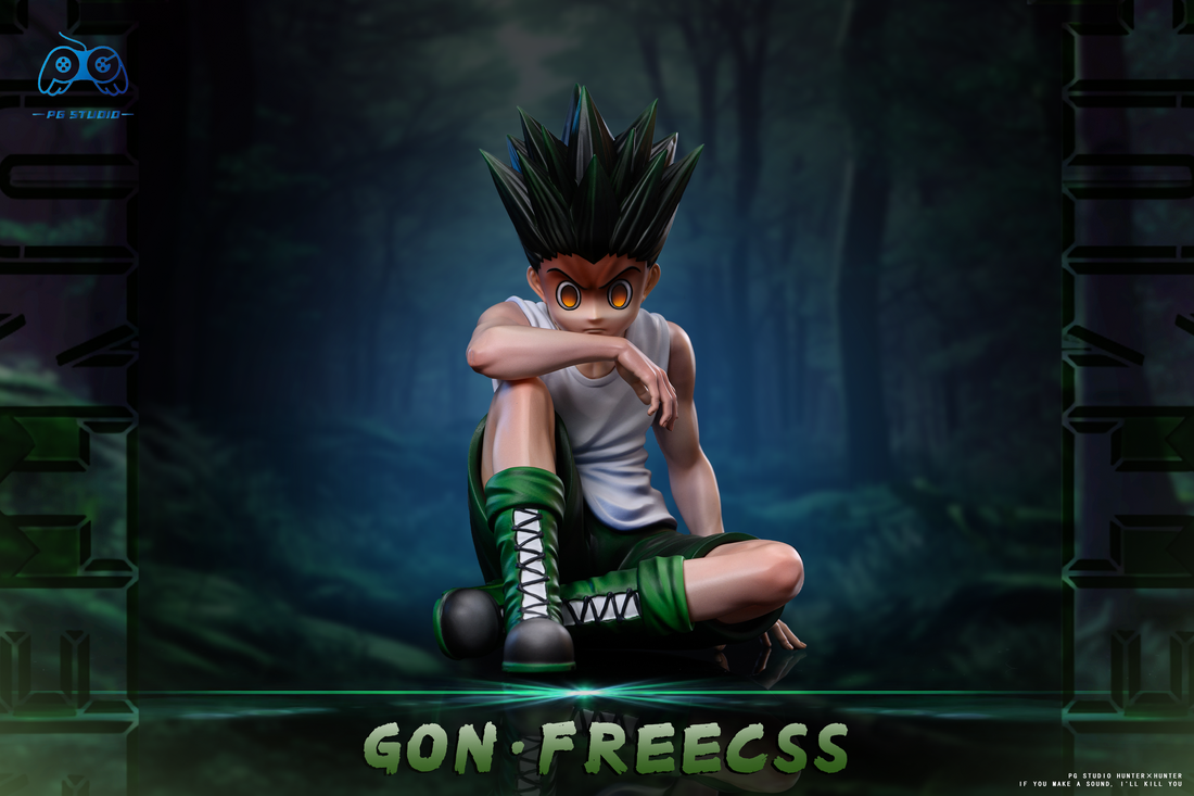 HUNTER x HUNTER PG Studio Seated Angry Gon Freecss x Killua Zoldyck Resin Statue