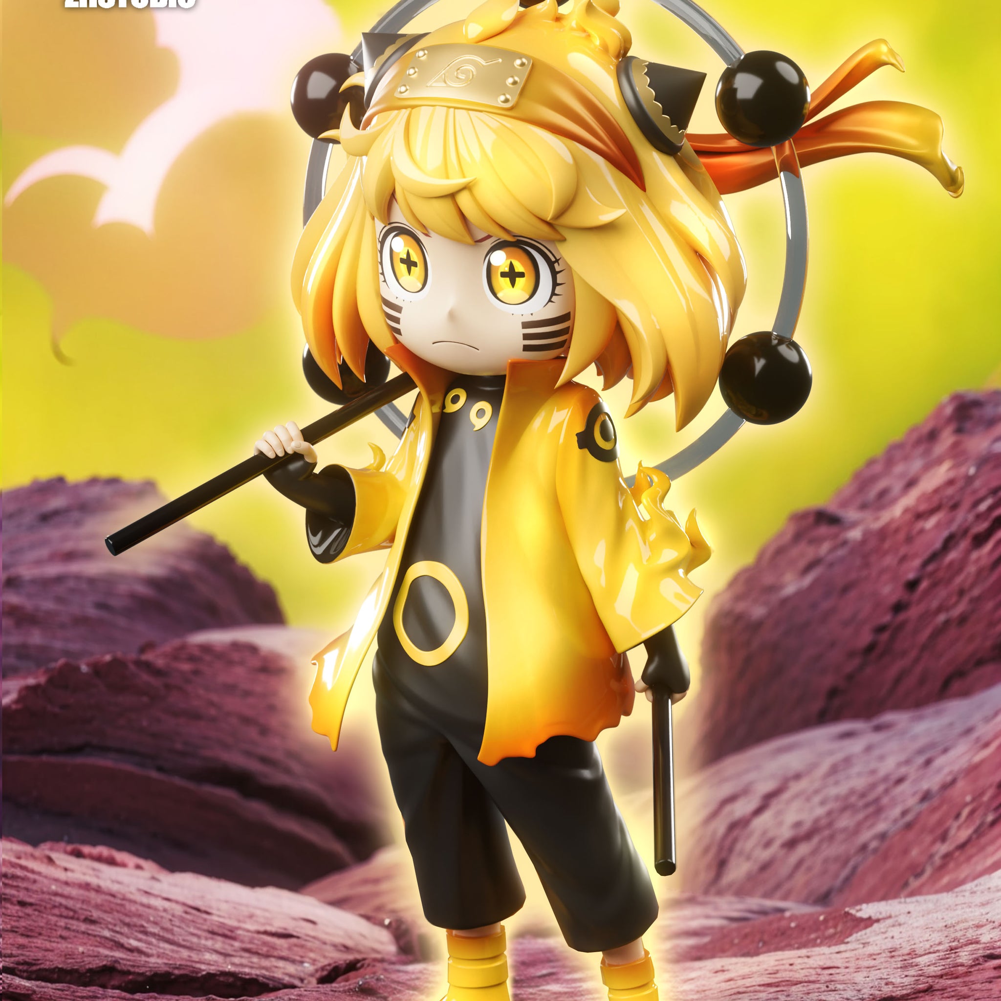 Spy x Family ZH Studio Anya Cos Six Paths Senjutsu Naruto Resin Statue [PRE-ORDER]