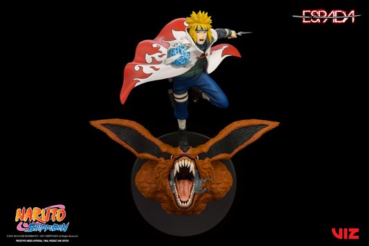 Naruto Espada Art Studio Namikaze Minato & Kurama Licensed Resin Statue - Preorder