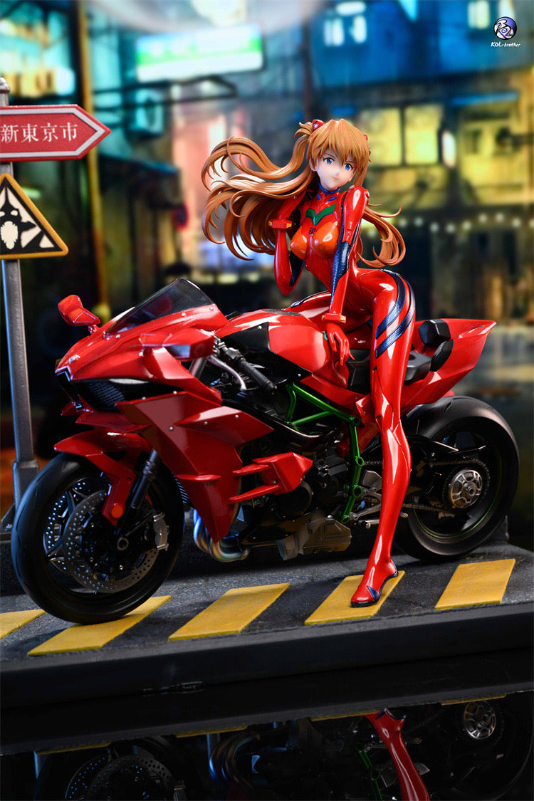 Neon Genesis Evangelion KOL Brother Studio Asuka Motorcycle Resin Statue [PRE-ORDER]