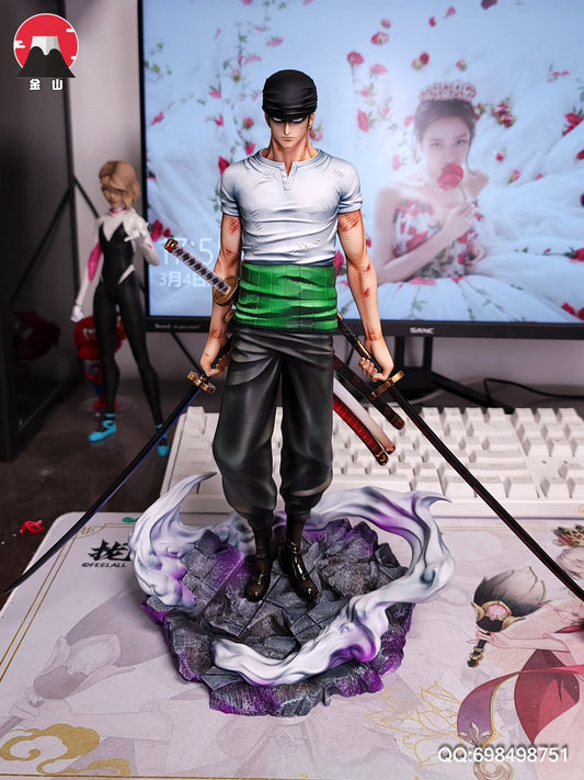 One Piece Jinshan Studio Thriller Bark Ver. Roronoa Zoro Resin Statue - Preorder