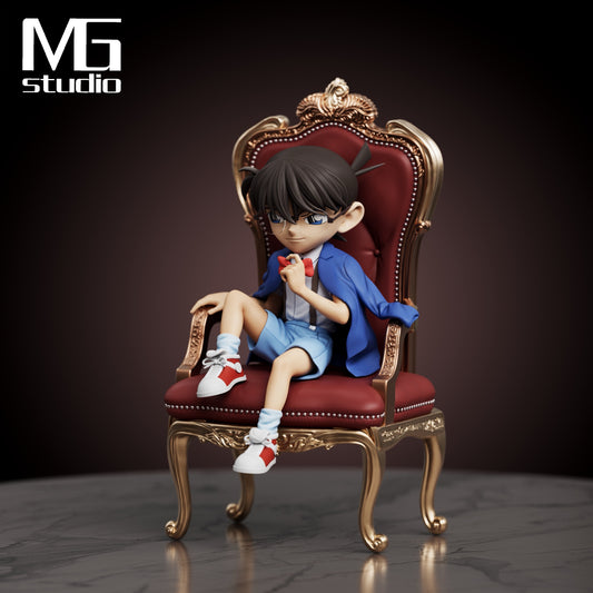 Detective Conan MG Studio Conan Edogawa Seated Resin Statue [PRE-ORDER]