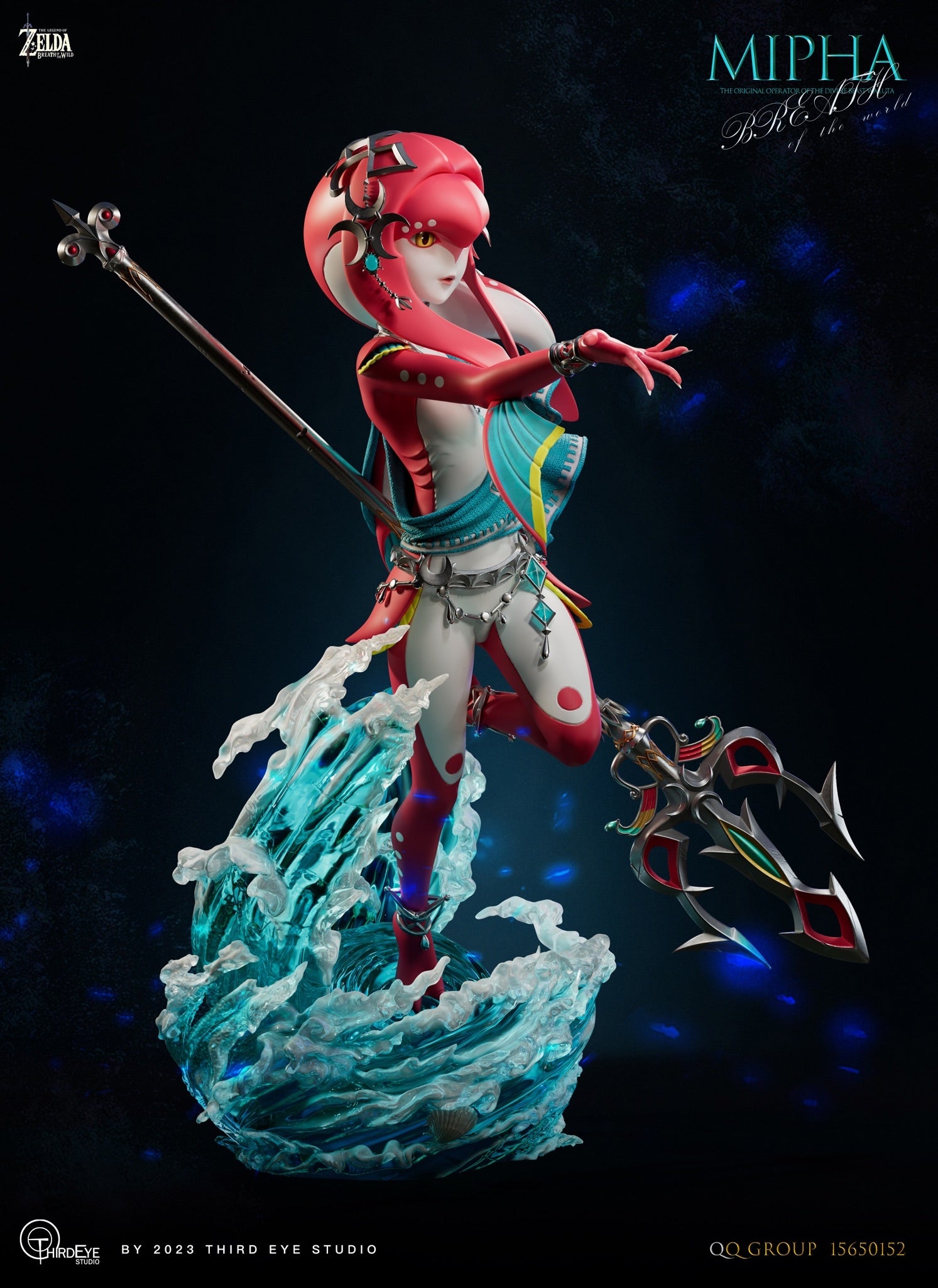 The Legend of Zelda Third Eye Studio Mipha Resin Statue - Preorder