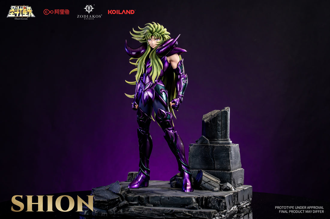 Saint Seiya Zodiakos Studio Shion Licensed Resin Statue