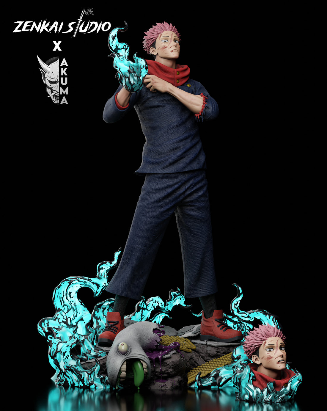 Jujutsu Kaisen Zenkai Studio Yuji Itadori Resin Statue