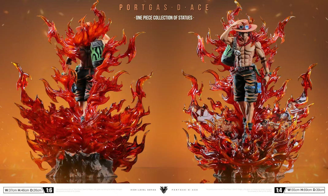 One Piece OKR Studio Burning Ace Resin Statue