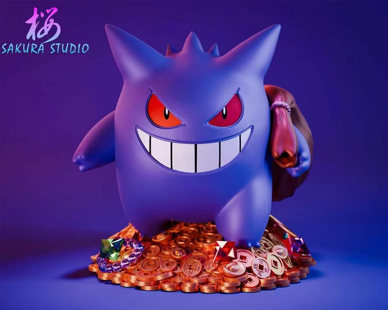 Pokemon Sakura Studio Gengar V2 Resin Statue [PRE-ORDER]