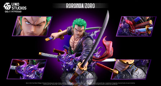 One Piece UNO Studio Roronoa Zoro Bust Resin Statue [PRE-ORDER]