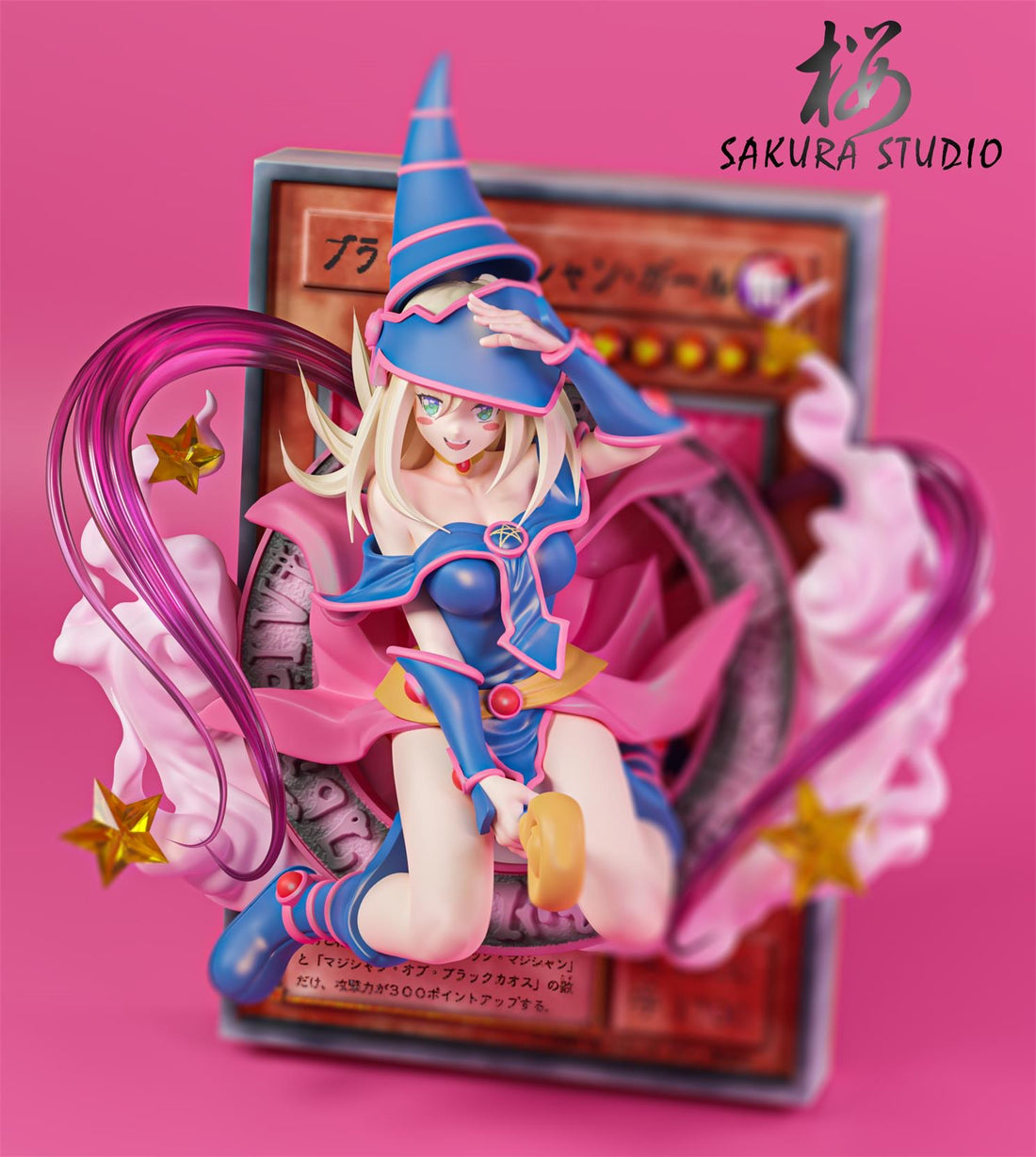 Yu Gi Oh Sakura Studio Dark Magician Girl Resin Statue - Preorder