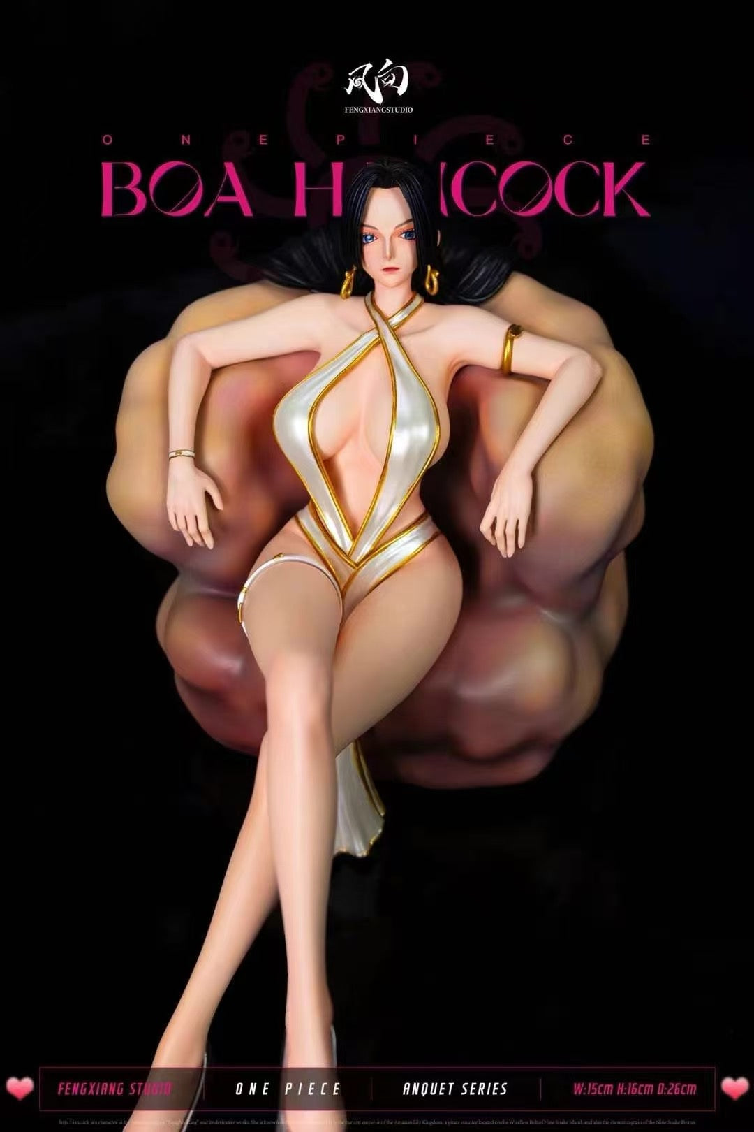 One Piece FENG XIANG Studio Boa Hancock Dinner Resin Statue