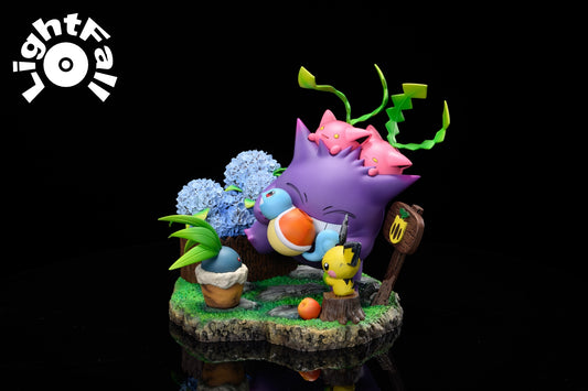 Pokémon Light Fall Studio Pocket Scene Gengar Resin Statue - Preorder