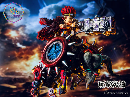 One Piece MDS Studio Electromagnetic Gun Eustass Kid Resin Statue [PRE-ORDER]