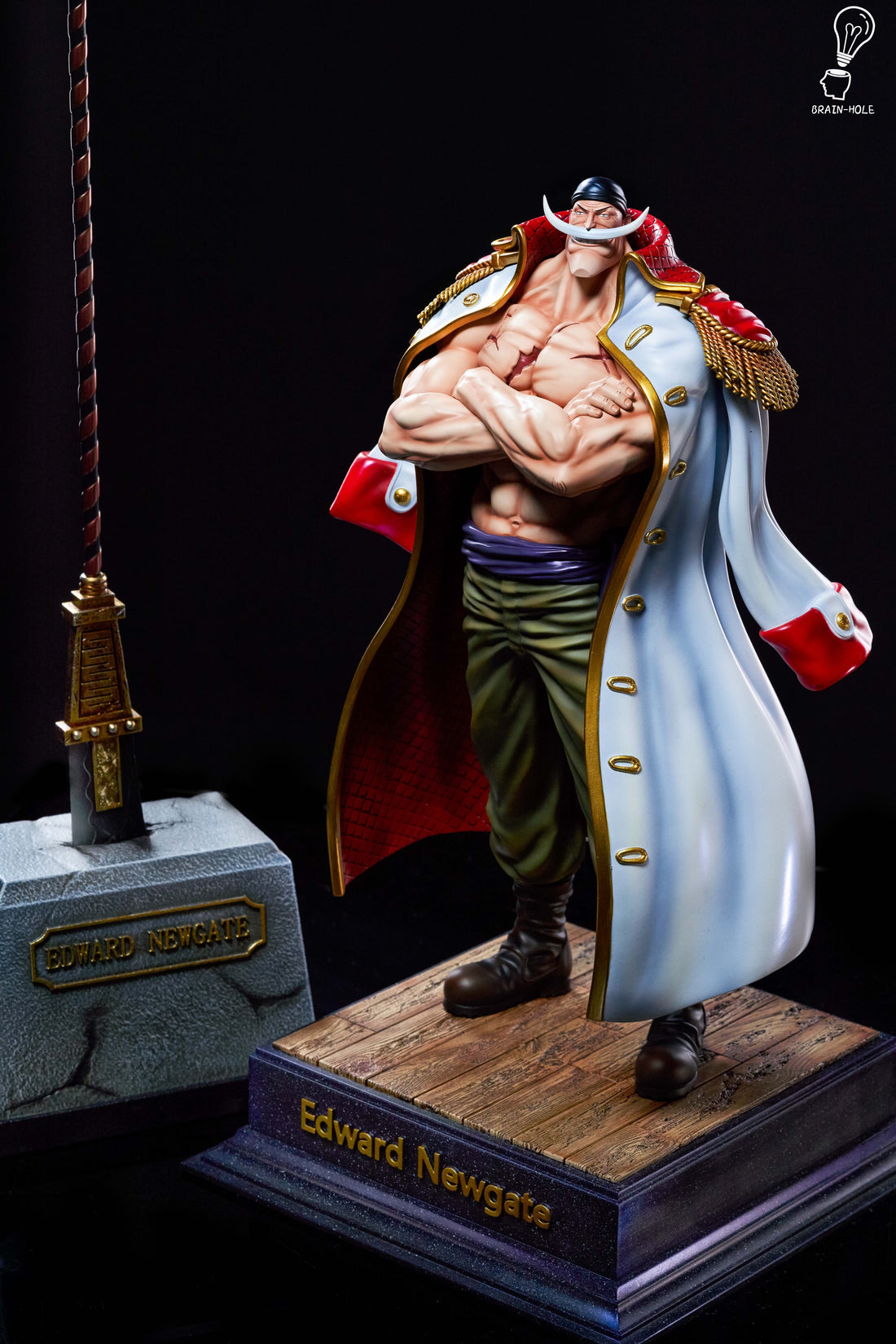 One Piece Brain Hole Studio Whitebeard Standing Resin Statue