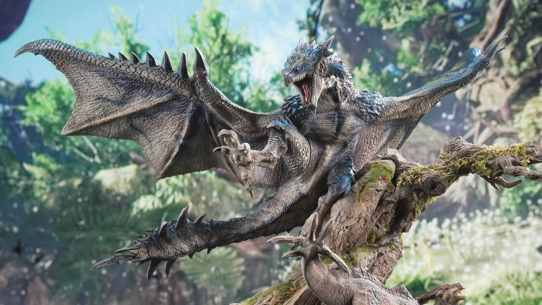 Monster Hunter Dragon Frontier Studio Rathalos Resin Statue