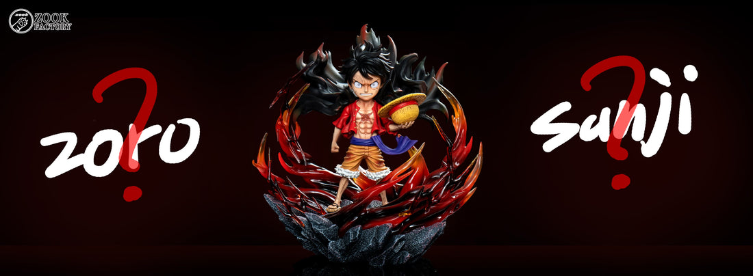 One Piece Zook Factory Studio Luffy Straw Hat Pirates Resin Statue