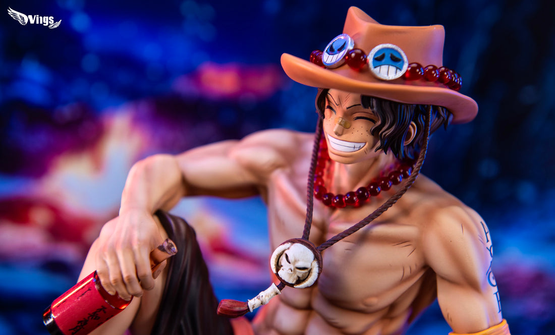 One Piece Wings Studio Ace Resin Statue