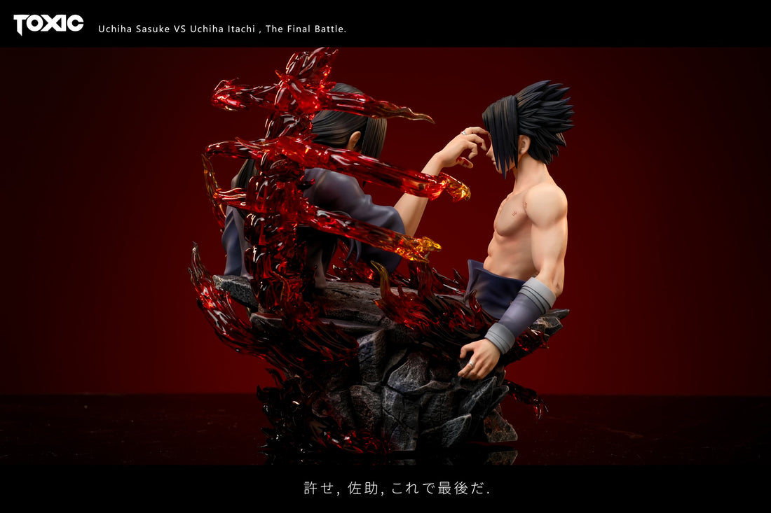 Naruto Toxic Studio Bust Uchiha Sasuke VS Uchiha Itachi Resin Statue