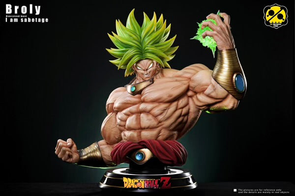 Dragon Ball 2% Studio Broly Life Size Bust Resin Statue [PRE-ORDER]