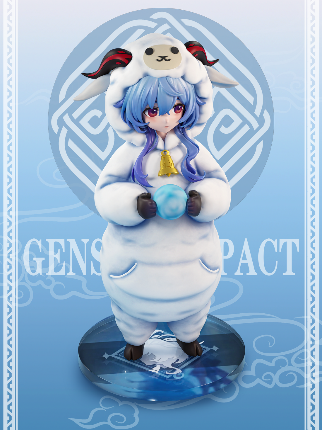 Genshin Impact Yao Meng Meng Studio Sheep Ganyu Resin Statue