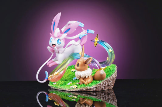 Pokemon Digital Monster Studio Sylveon x Eevee Resin Statue [PRE-ORDER]