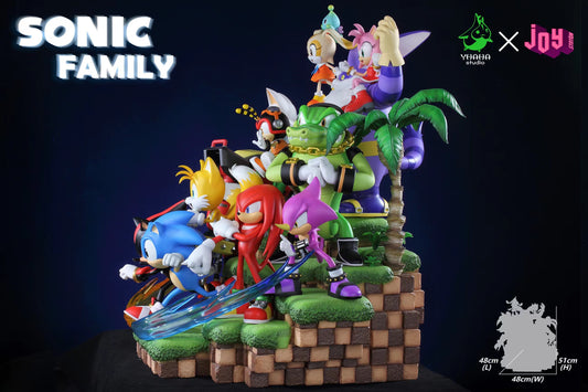 Sonic Joy Station Studio Sonic Family Resin Statue [PRE-ORDER]