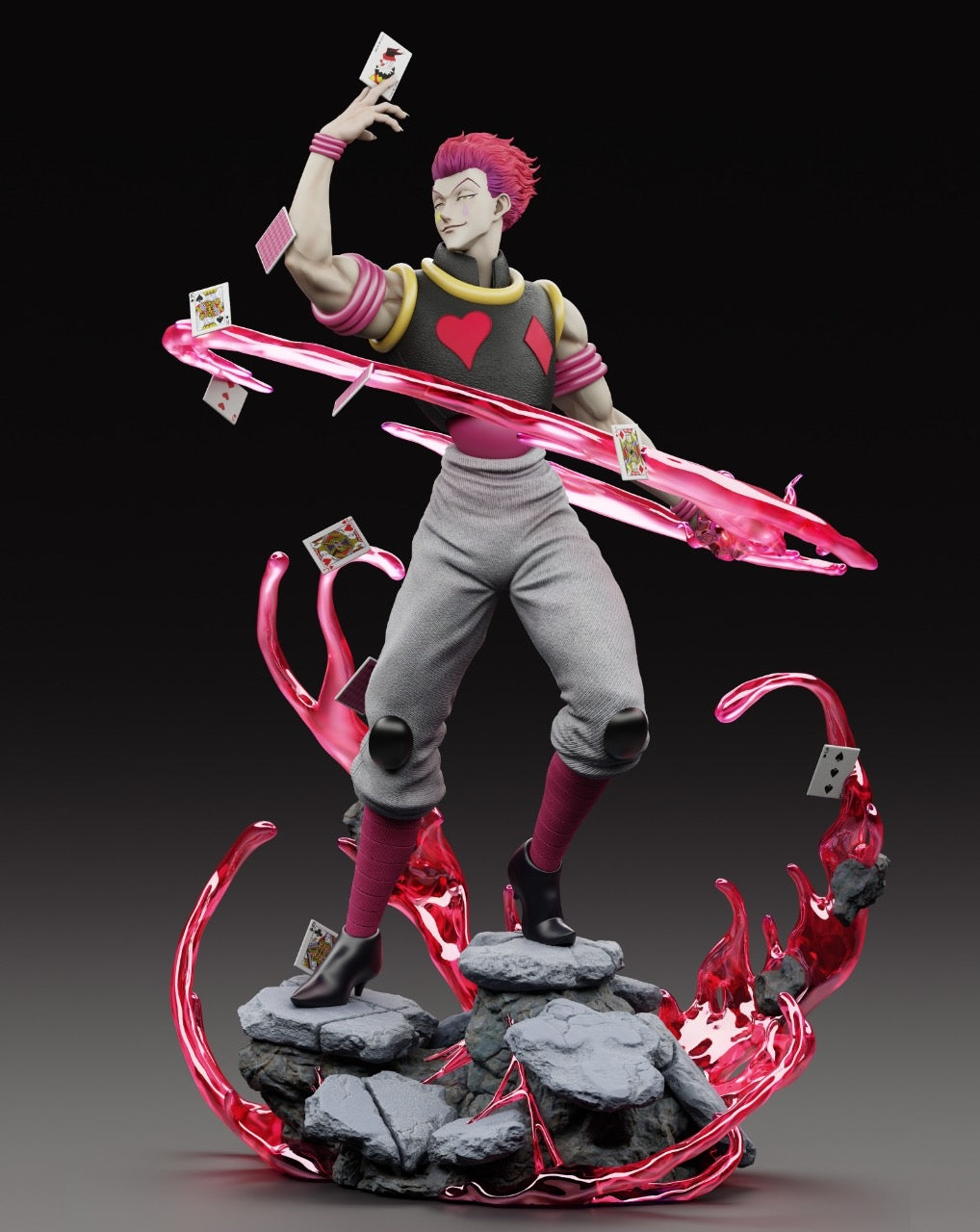 Hunter x Hunter Player 1 Studio Hisoka Morow Resin Statue