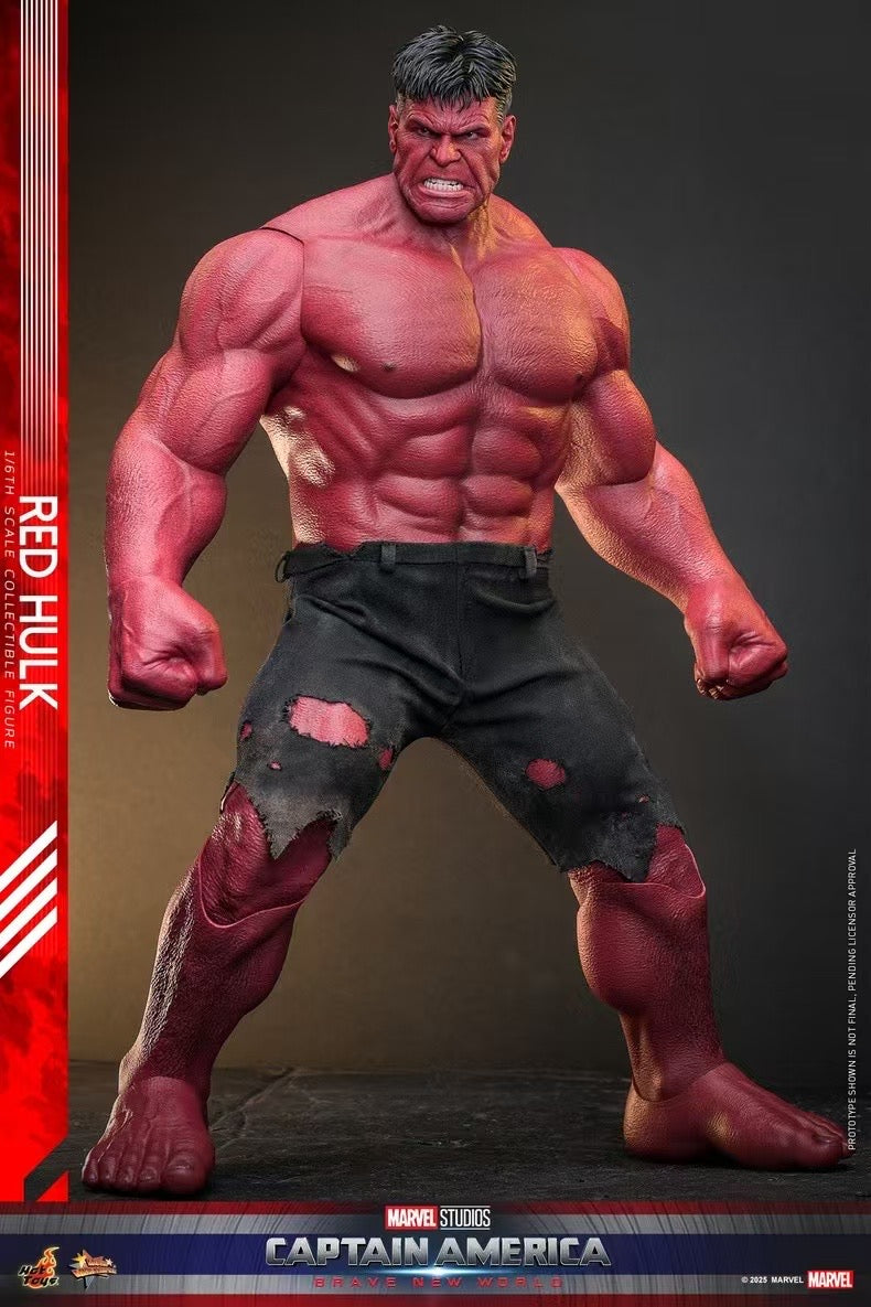 Marvel Captain America: Brave New World Hot Toys Red Hulk Licensed Action Figure [PRE-ORDER]