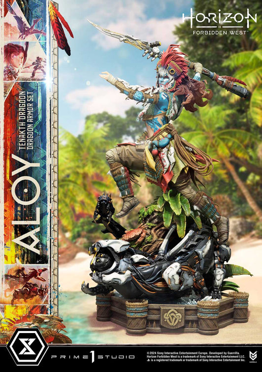 Horizon Forbidden West Prime 1 Studio Aloy Tenakth Dragoon Armor Set Licensed Resin Statue [PRE-ORDER]