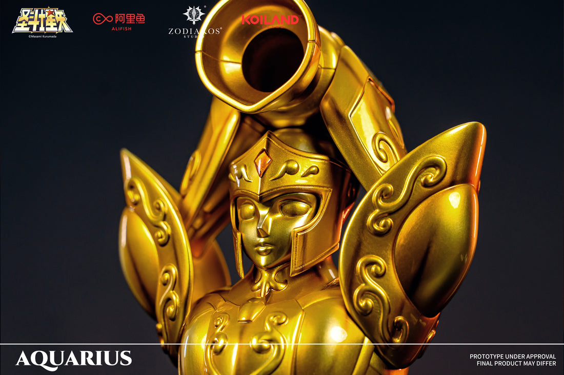 Saint Seiya Zodiakos Studio Aquarius Camus Cloth Licensed Resin Statue