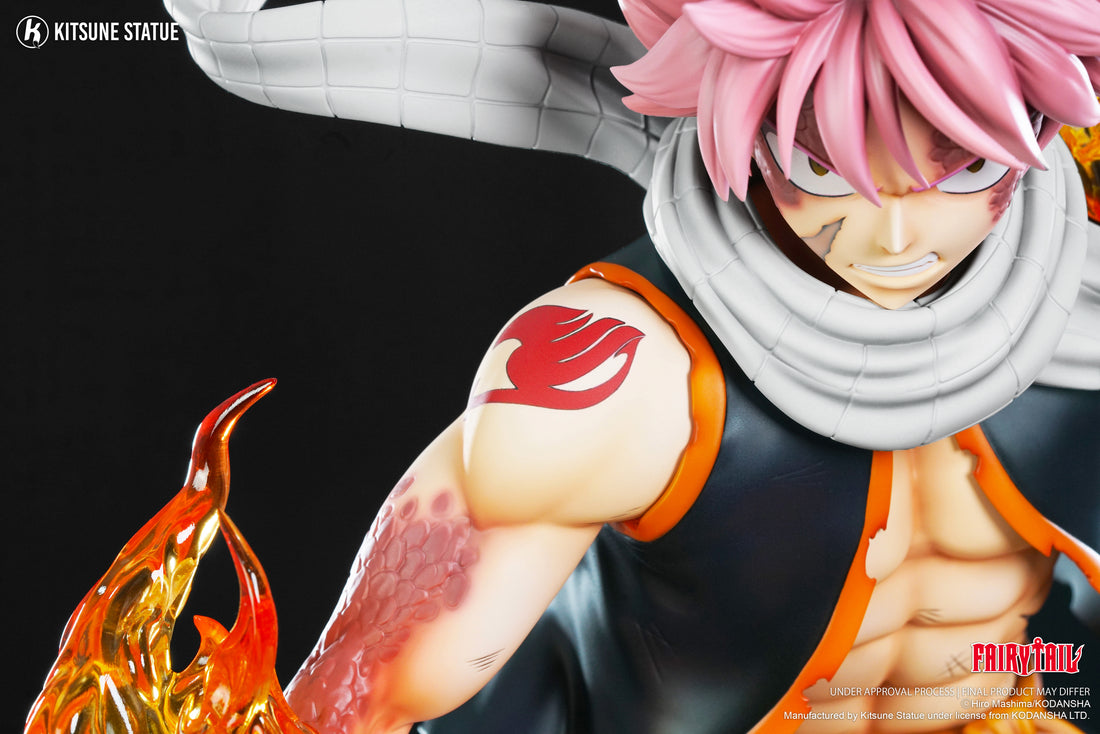 Fairy Tail Kitsune Studio Natsu Dragneel Licensed Resin Statue