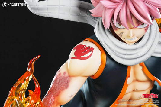 Fairy Tail Kitsune Studio Natsu Dragneel Licensed Resin Statue  - Preorder