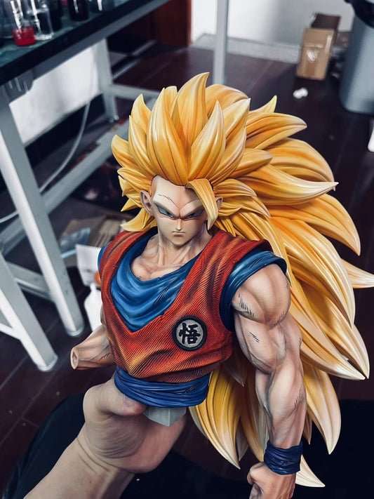 Dragon Ball 2% Studio Goku SS3 Resin Statue - Preorder