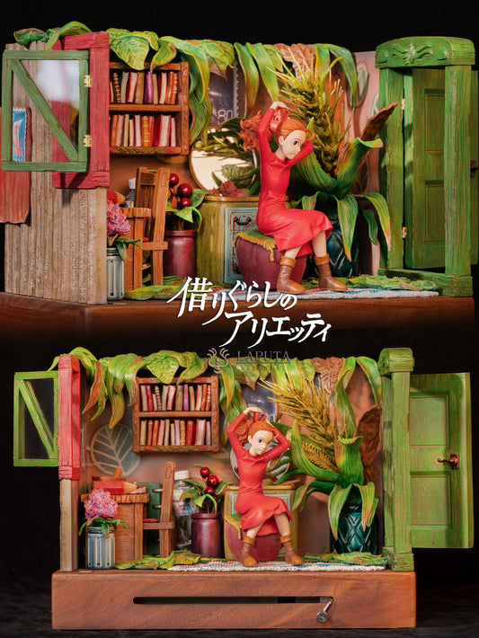 The Secret World of Arrietty LAPUTA Studio The Borrower Arrietty Music Box Resin Statue [PRE-ORDER]