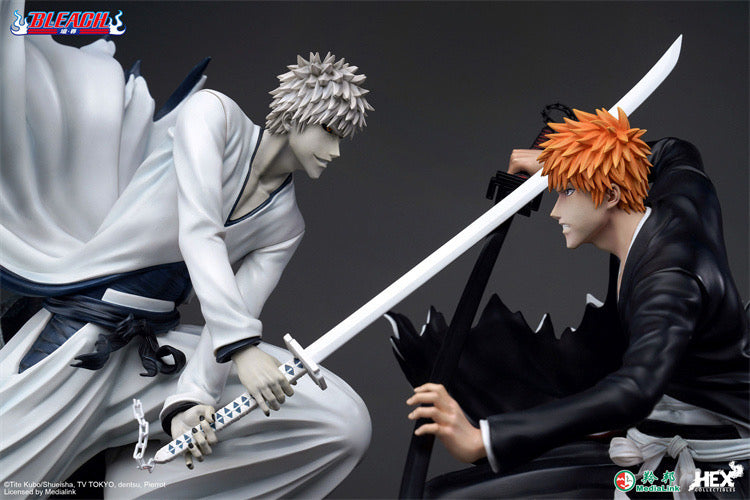 Bleach HEX Collectibles Kurosaki Ichigo vs Hollow Ichigo Licensed Resin Statue