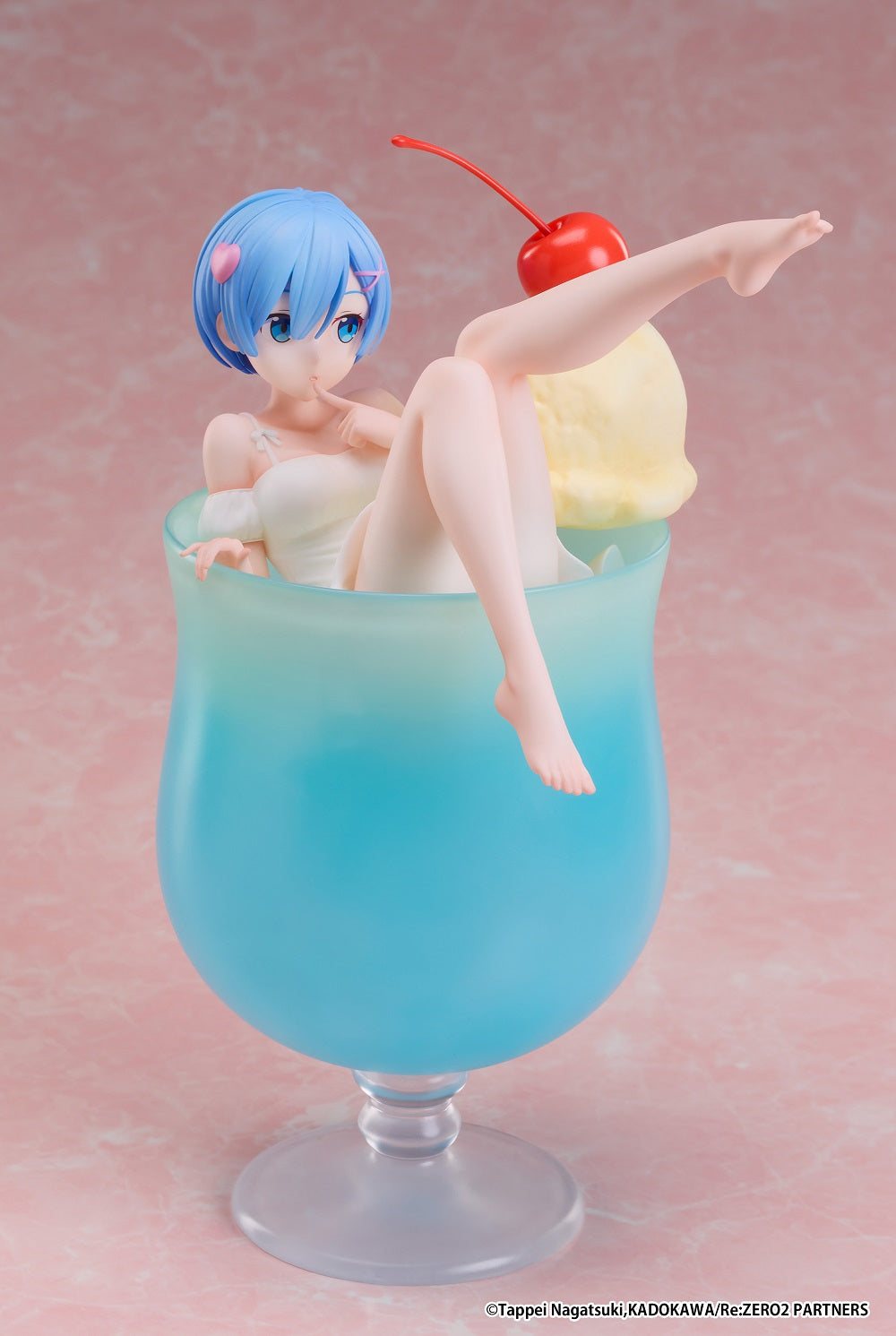 Re ZERO Starting Life in Another World ElCoco Rem x Ram Cream Soda Licensed PVC Figure