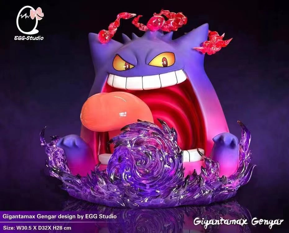 Pokemon EGG Studio Gigantamax Gengar CJJ Resin Statue