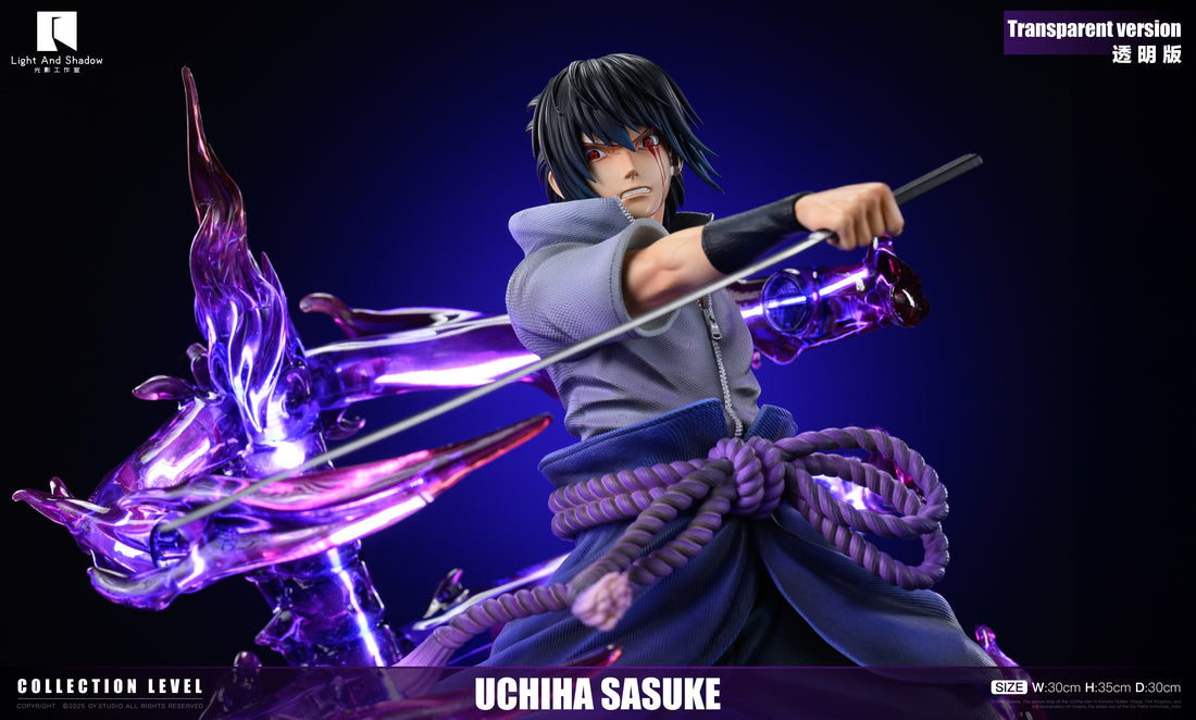 Naruto Light And Shadow Studio Uchiha Sasuke Resin Statue