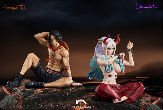 One Piece Hinami Studio Ace Resin Statue - Preorder