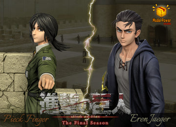 Attack on Titan Model Power Studio Eren Yeager x Pieck Finger Resin Statue [PRE-ORDER]