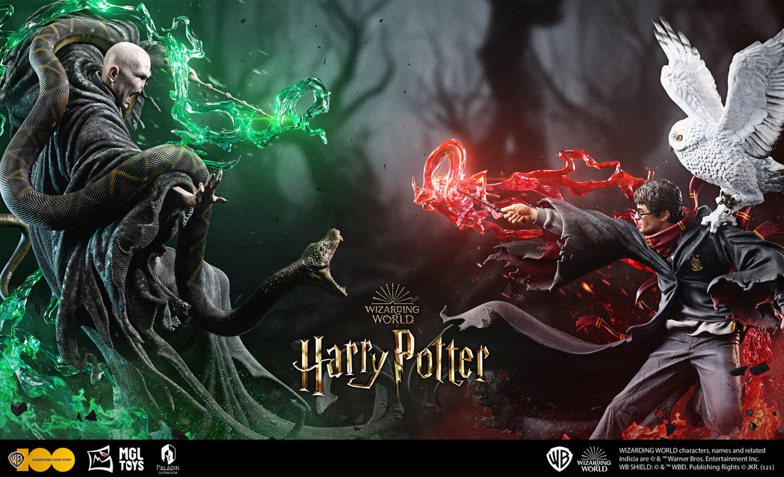 Harry Potter MGL TOYS x Paladin Studio Harry Potter VS Lord Voldemort Licensed Resin Statue