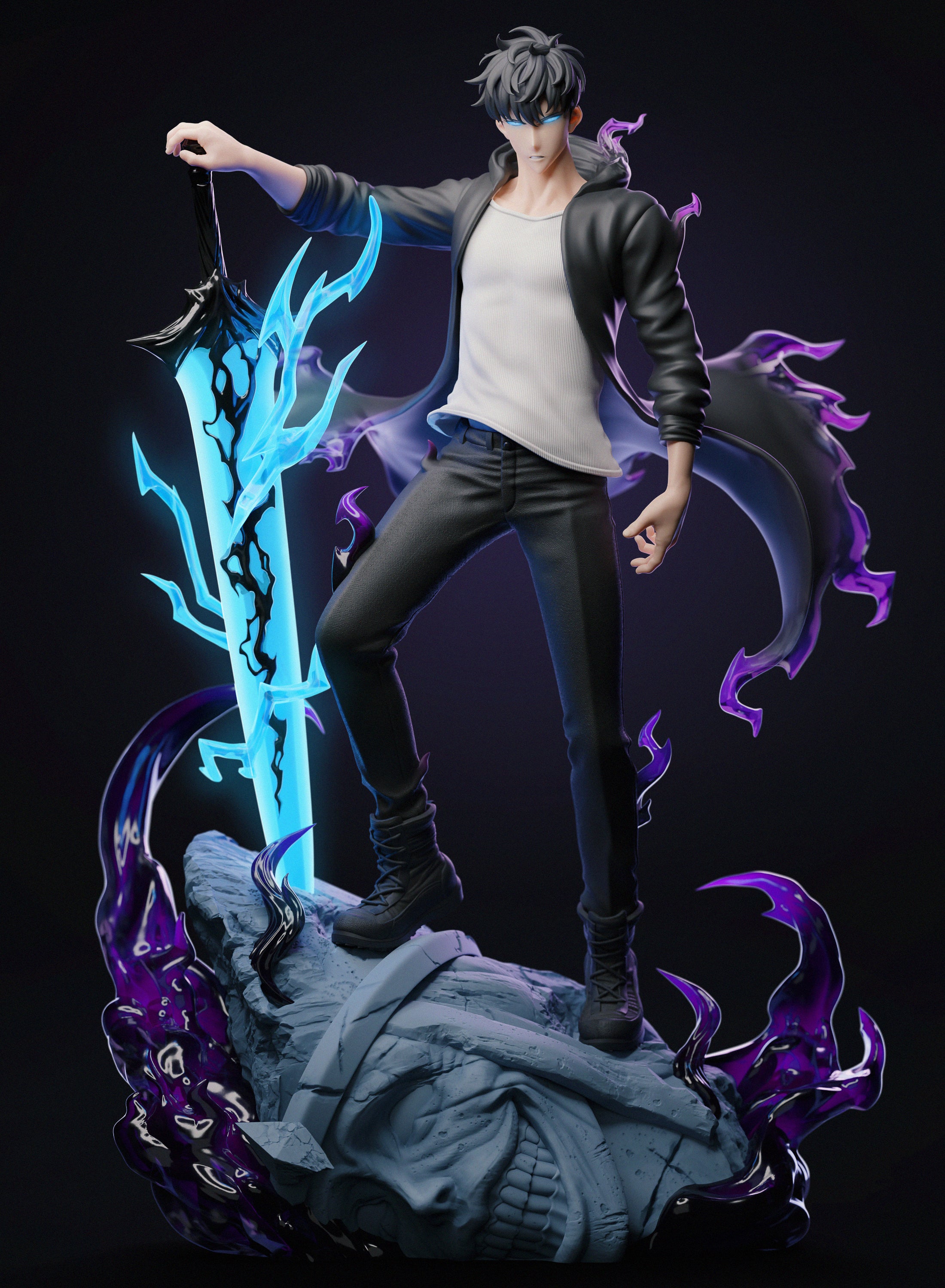 Solo Leveling Player 1 Studio Sung Jin Woo Resin Statue [PRE-ORDER]