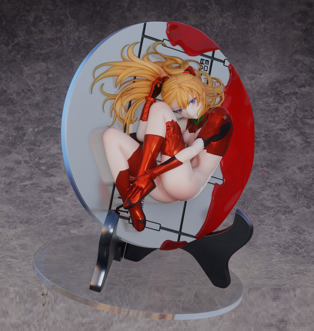 Neon Genesis Evangelion Thistles And Thorns x Mystic Ball Studio Soryu Asuka Langley Resin Statue