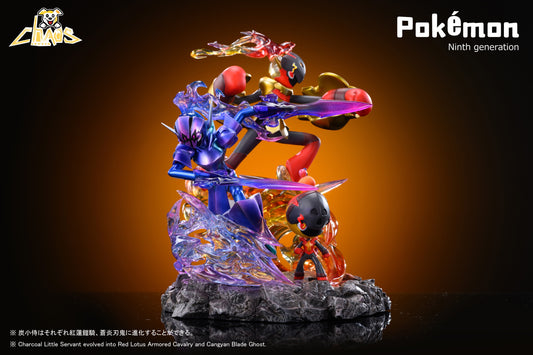 Pokemon Chaosdog Studio Charcadet Evolution Group Resin Statue - Preorder